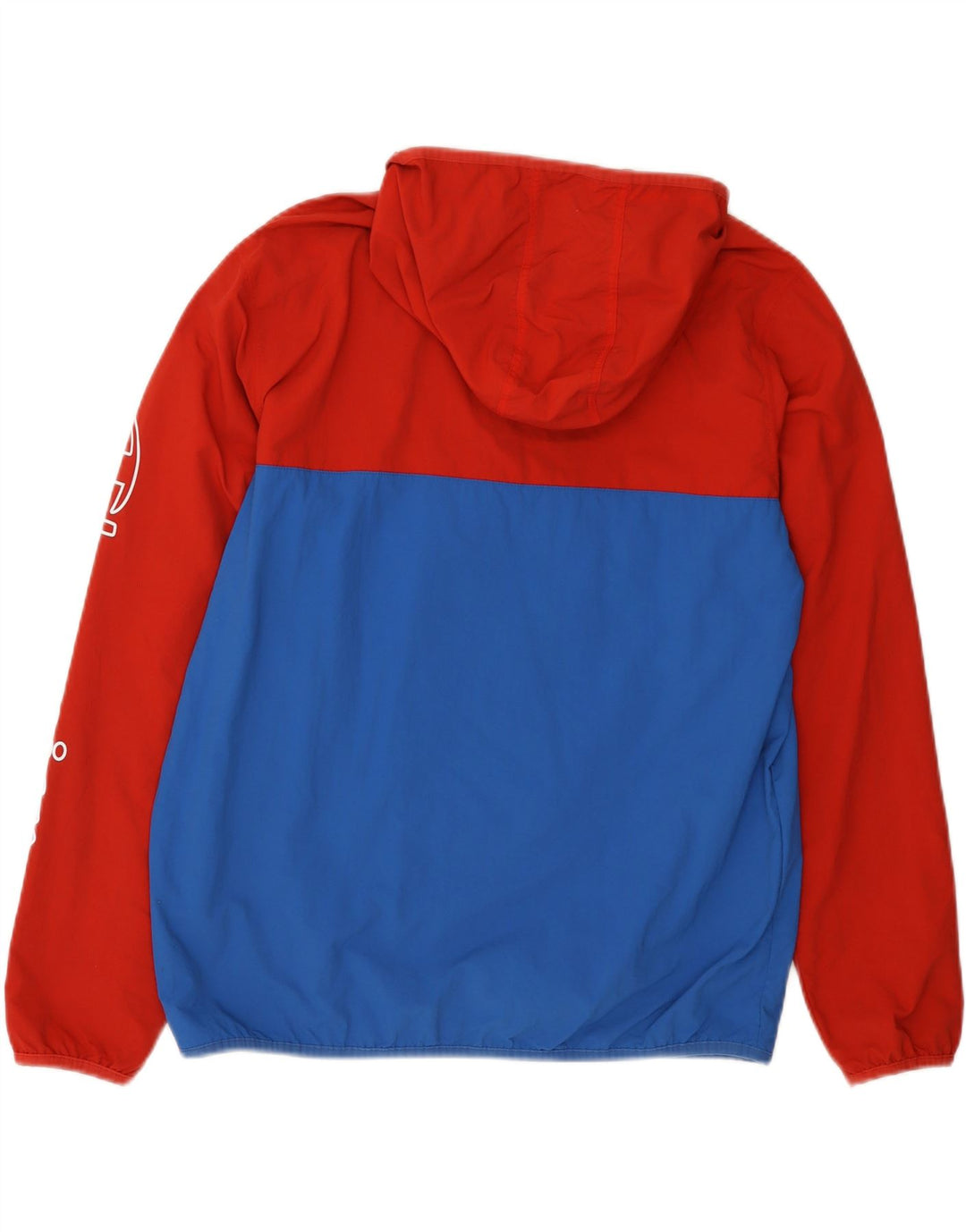 Jaqueta masculina Champion Graphic Anorak UK 38 Poliamida Colourblock Azul Médio