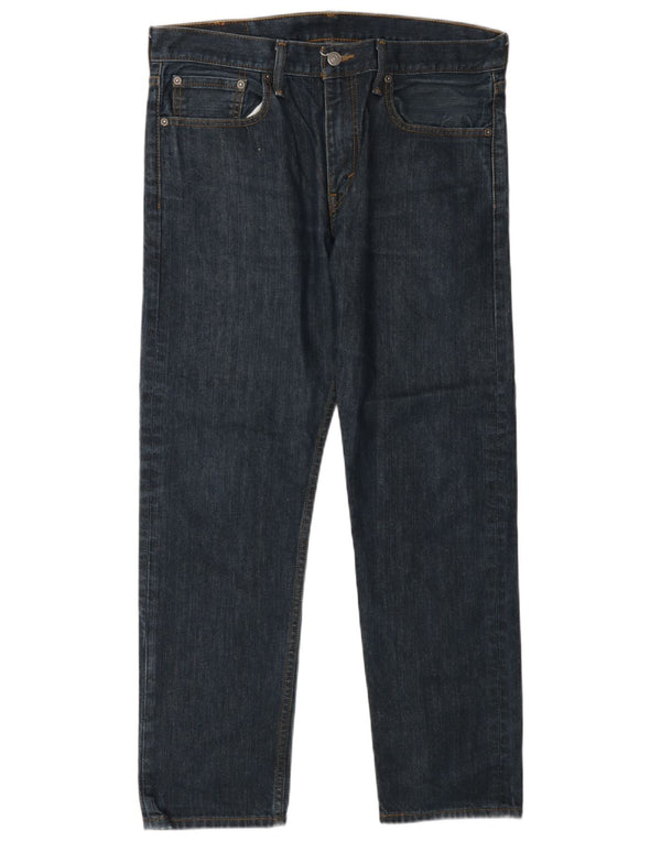 Levi's Masculino 502 Tapered Jeans W33 L30 Azul Algodão
