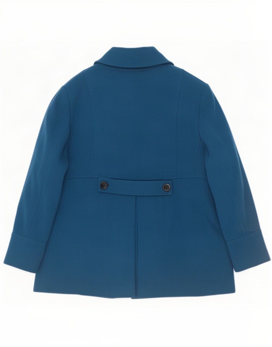 John Rocha Casaco Pea Feminino UK 22 3XL Lã Azul