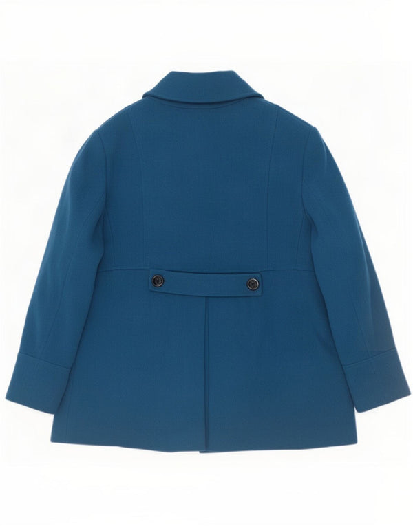 John Rocha Casaco Pea Feminino UK 22 3XL Lã Azul