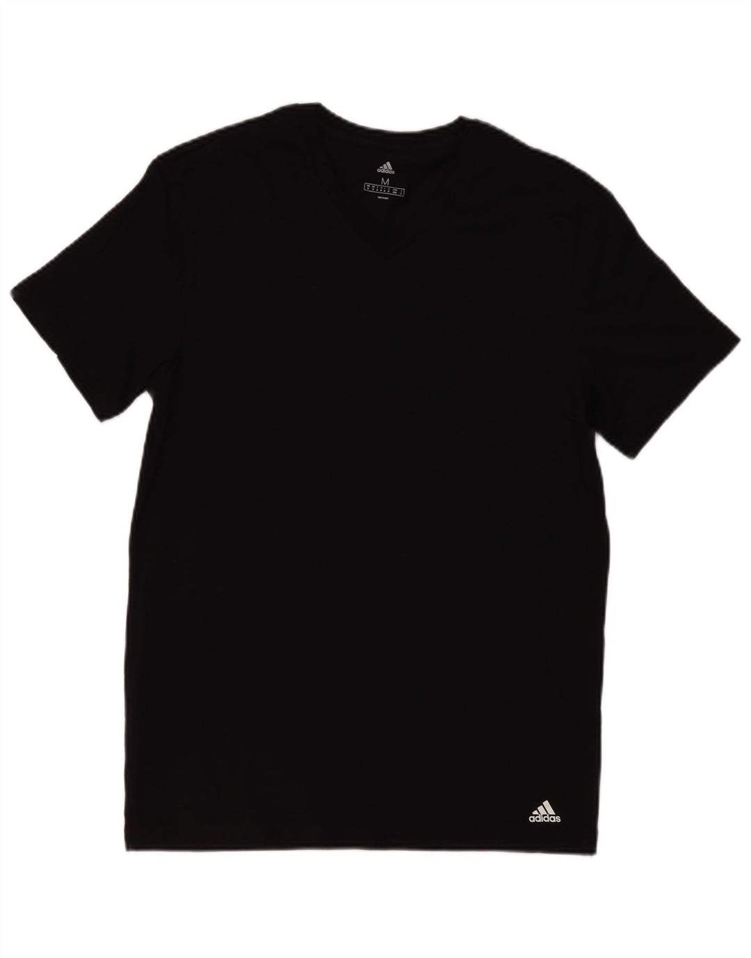 ADIDAS Camiseta Masculina Top Médio Algodão Preto