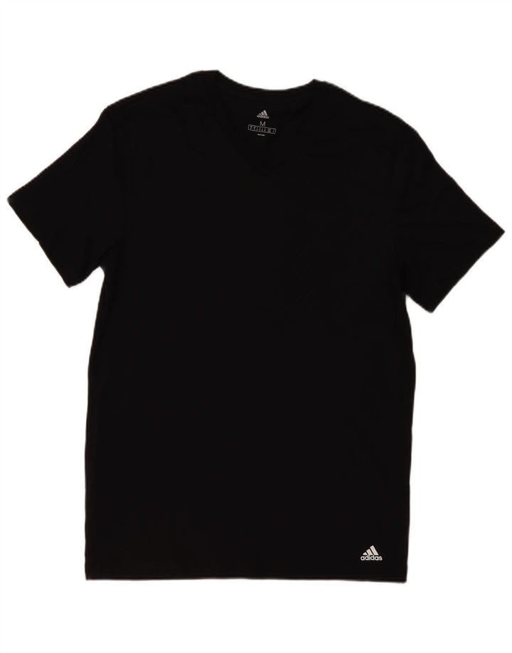 ADIDAS Camiseta Masculina Top Médio Algodão Preto