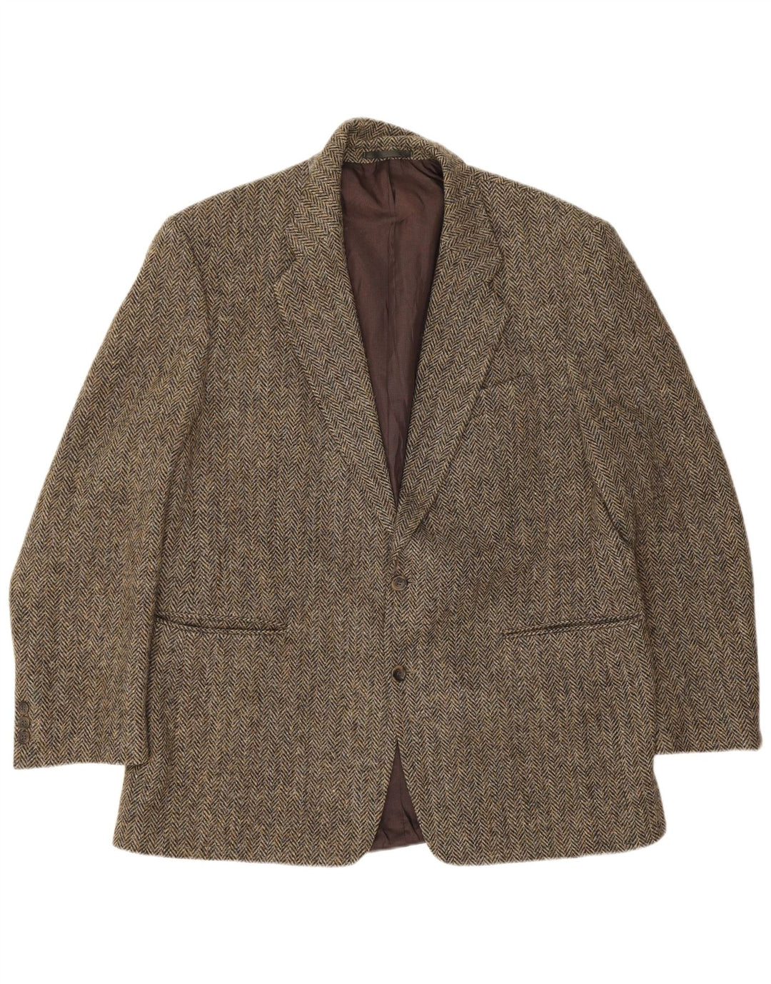 Jaqueta Benvenuto masculina Harris Tweed Blazer IT 56 3XL verde espinha de peixe