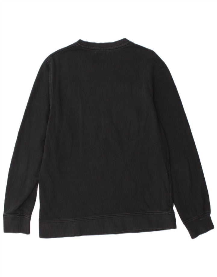 Jack & Jones moletom gráfico masculino jumper médio algodão preto