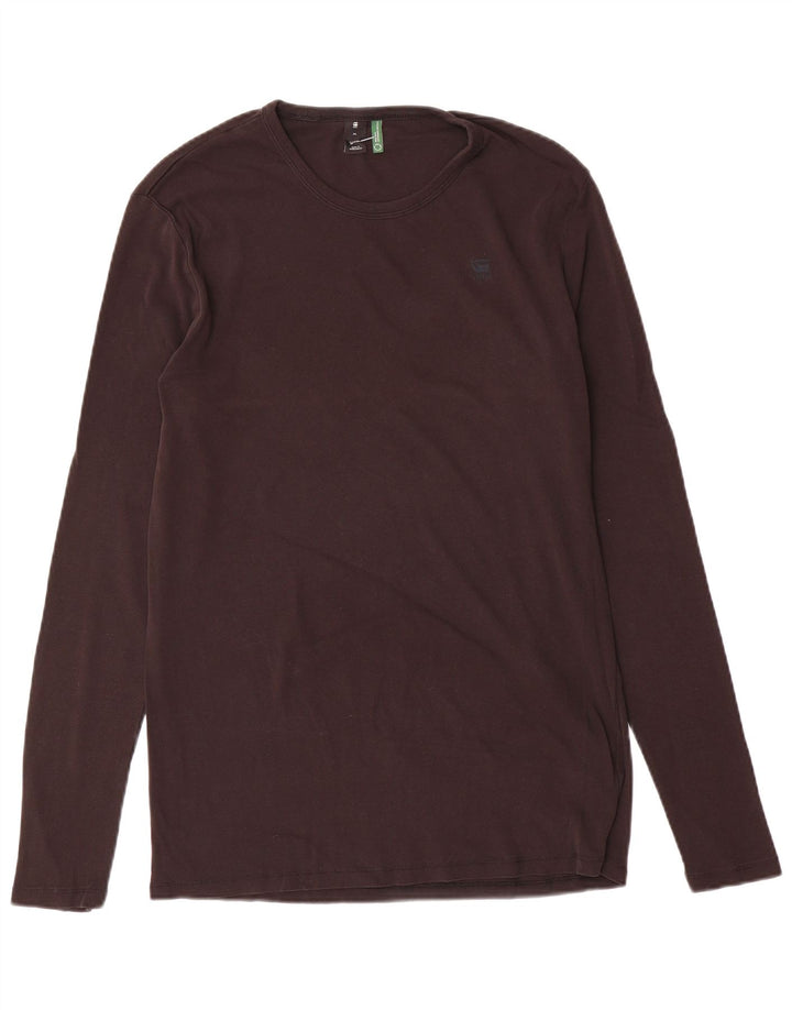 G-Star Mens Top Manga Longa XL Algodão Preto