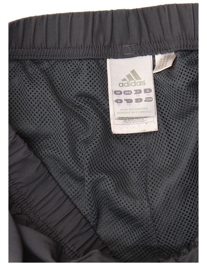 Calça Adidas Climalite Feminina UK 12 Médio Preto Poliéster