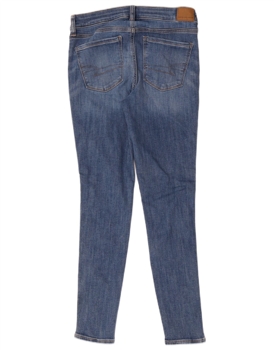 Jeans skinny feminino American Eagle US 6 médio W30 L28 algodão azul