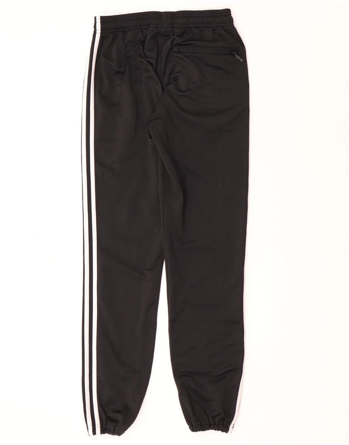 Adidas meninos calças de treino joggers 15-16 anos preto poliéster