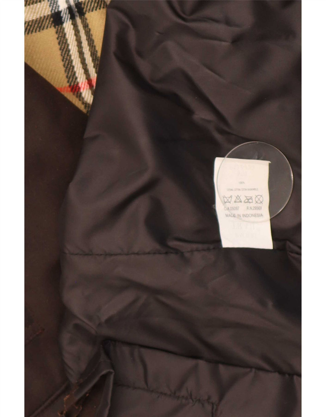 Jaqueta masculina de algodão encerado Pacific Trail UK 44 2XL marrom