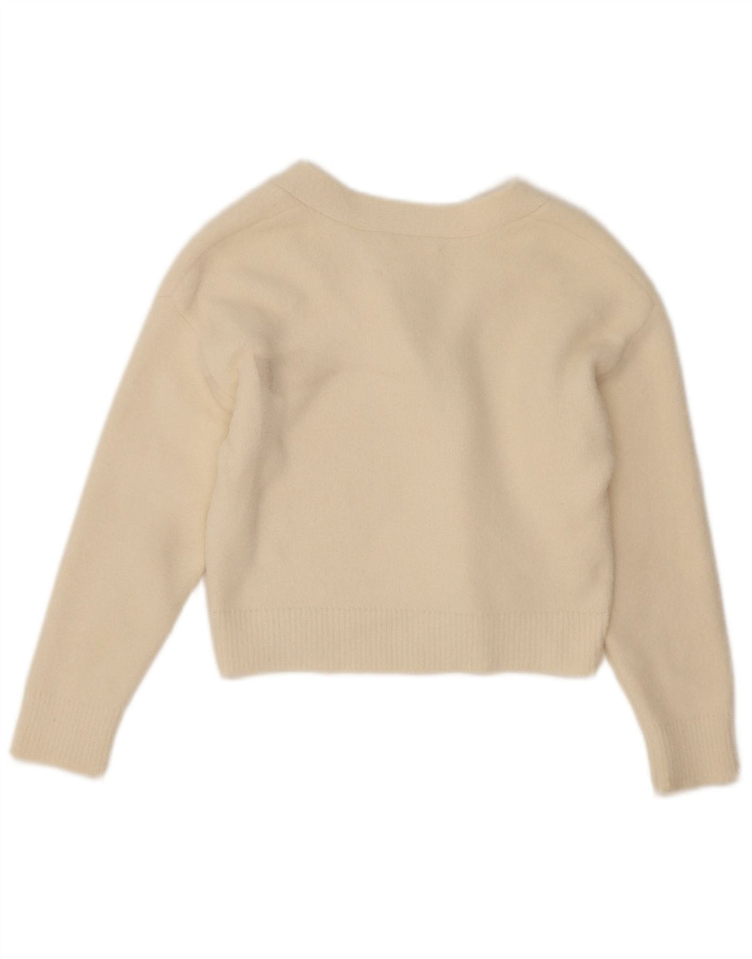 Suéter cardigã feminino Zara 7-8 anos branco