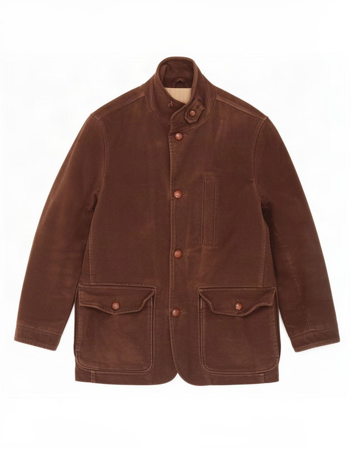 Jaqueta utilitária masculina Henry Cottons IT 46 pequena marrom