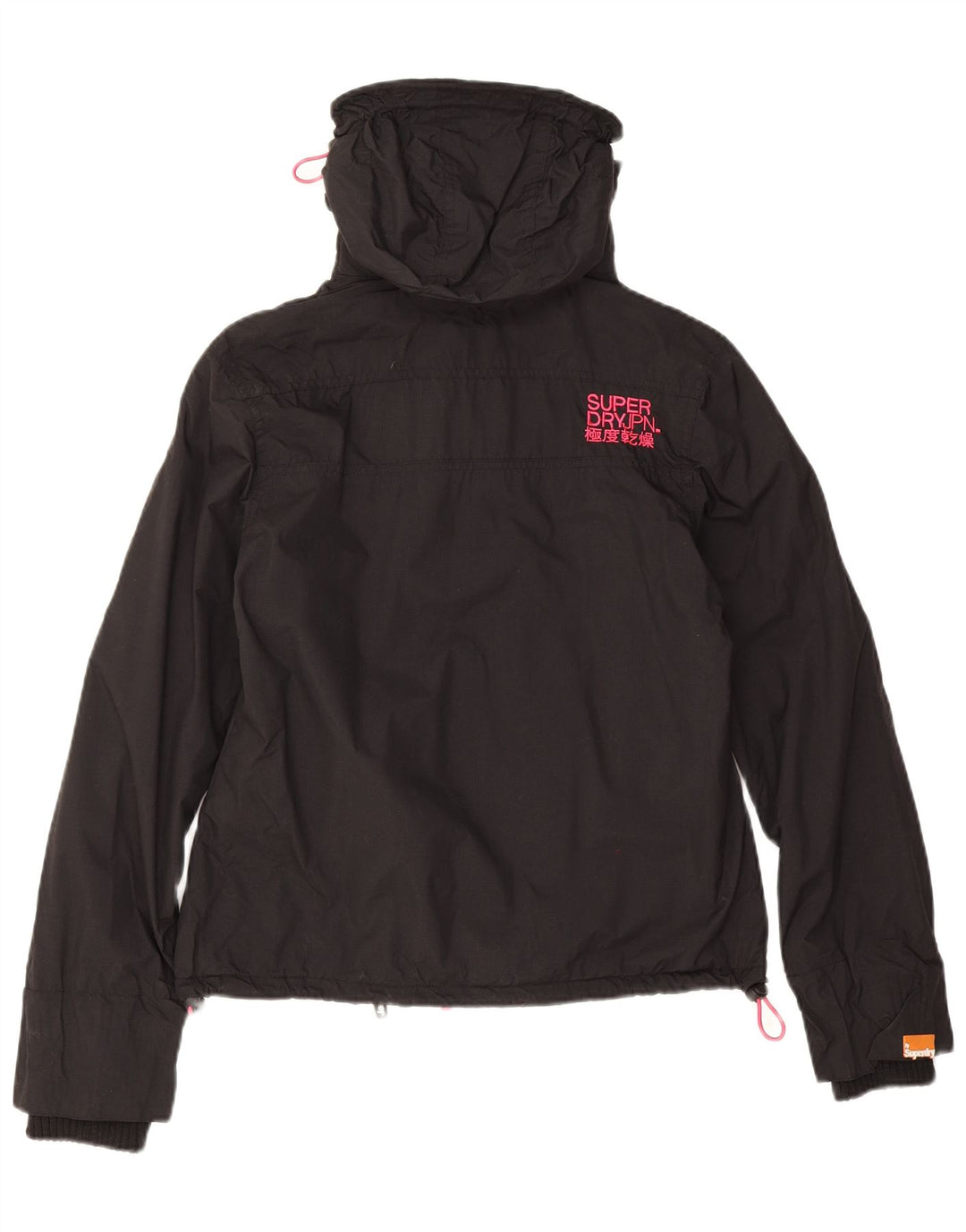 Jaqueta corta-vento feminina Superdry UK 14 médio preto