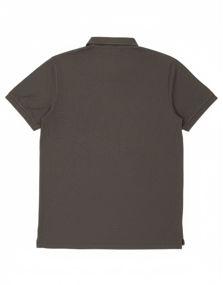 Camisa polo masculina WEIRD FISH algodão cinza médio