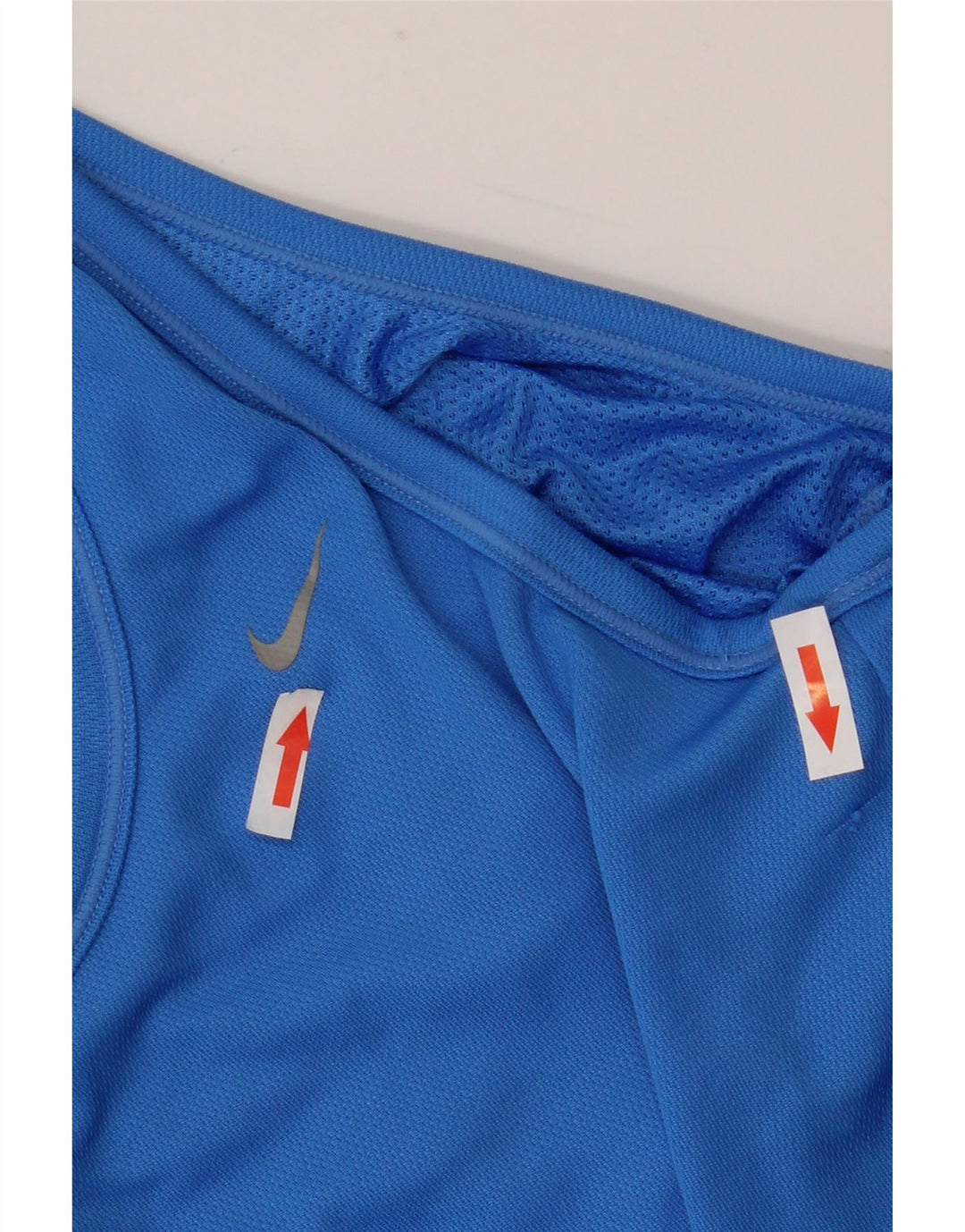 Nike Womens Vest Top UK 8 Pequeno Azul Poliéster
