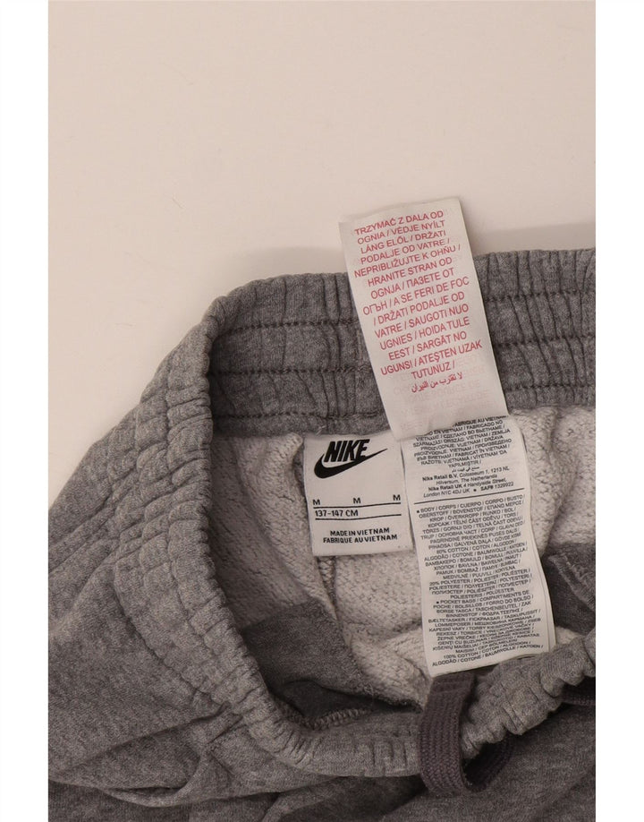 NIKE Meninos Calças de treino Joggers 10-11 anos Médio Cinza Algodão