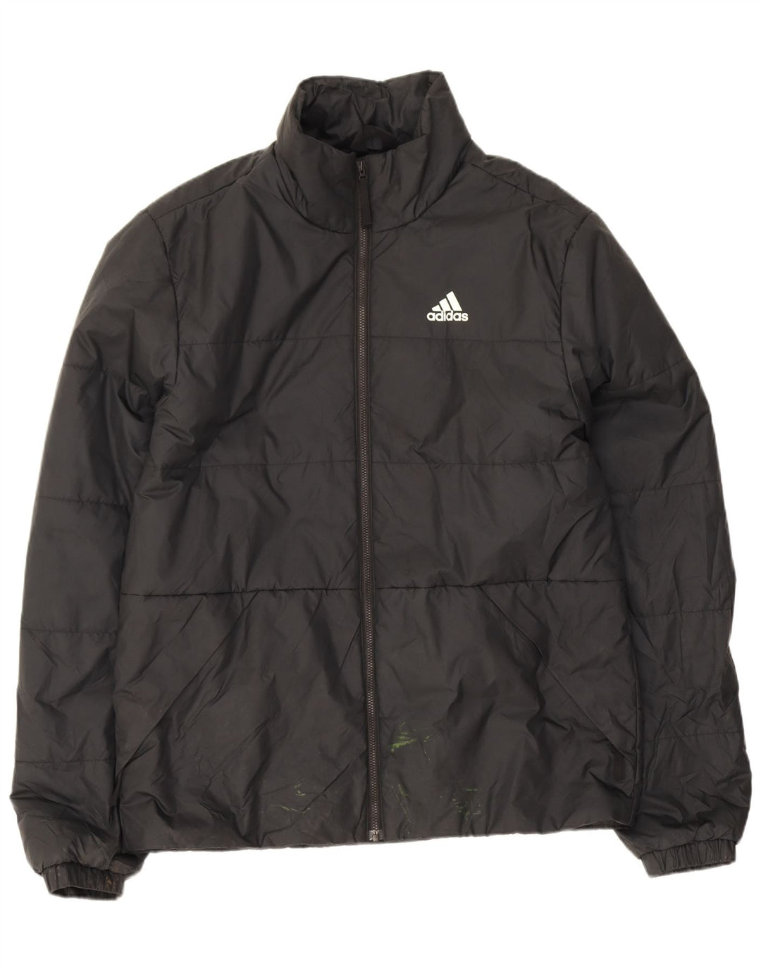 Adidas Mens Jaqueta Acolchoada UK 36 Pequeno Poliéster Preto