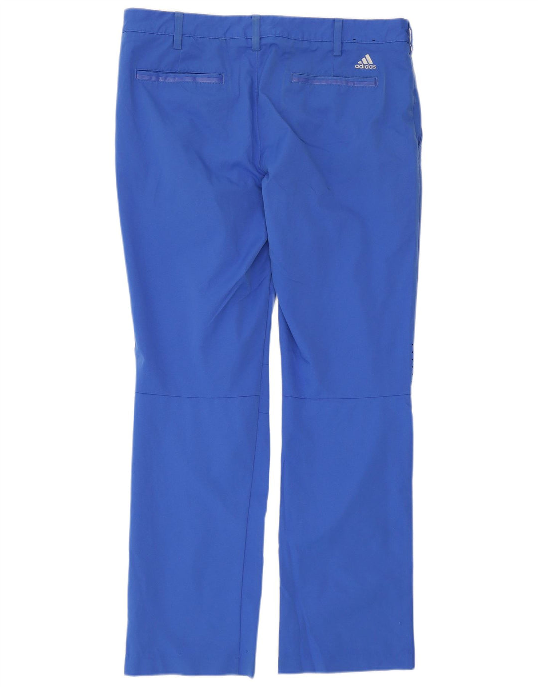 Calças Chino Retas Masculinas ADIDAS W36 L32 Azul Poliéster