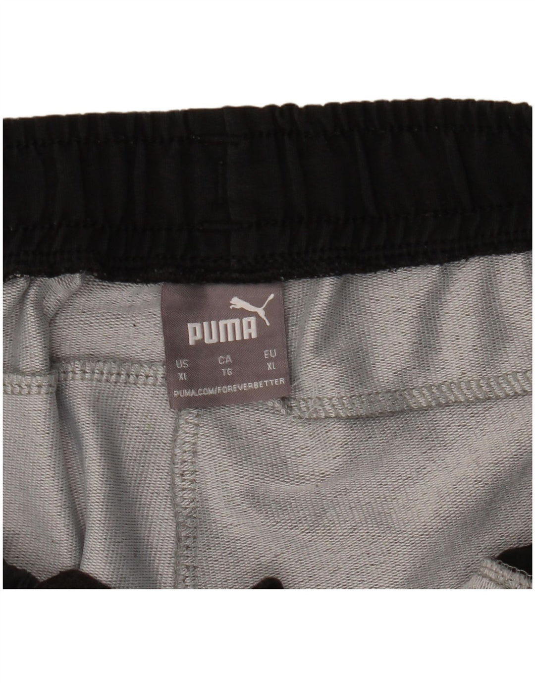 Shorts esportivos masculinos Puma XL cinza colorblock