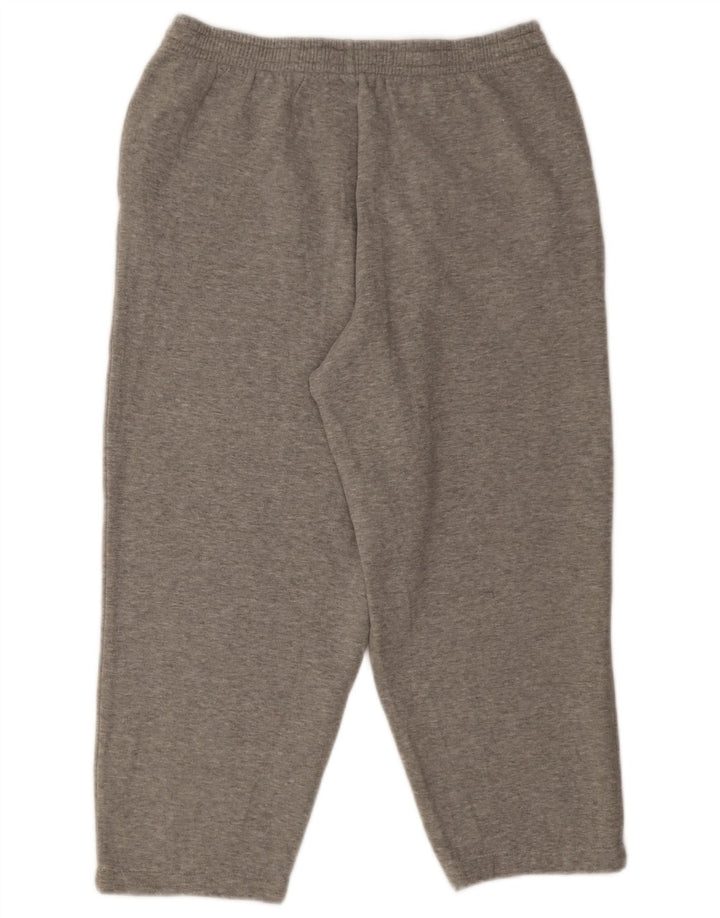 Calça de treino masculina Kappa 2XL algodão manchado cinza