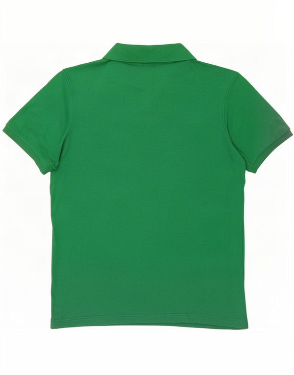 Fila Mens Polo Shirt Large Green Cotton
