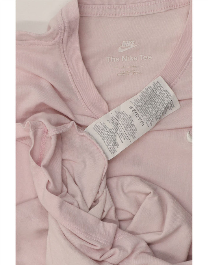 Camiseta masculina Nike Top XS algodão rosa