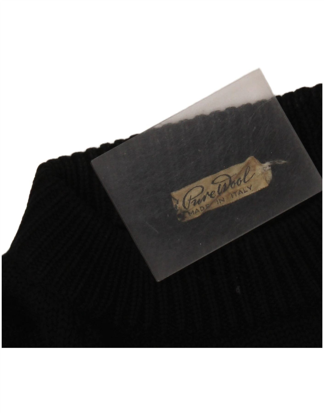 Suéter vintage masculino com gola tartaruga médio preto Fair Isle Christmas