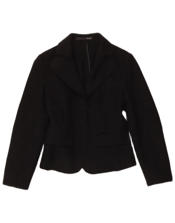 Jaqueta blazer feminina Paoloni IT 42 lã preta média