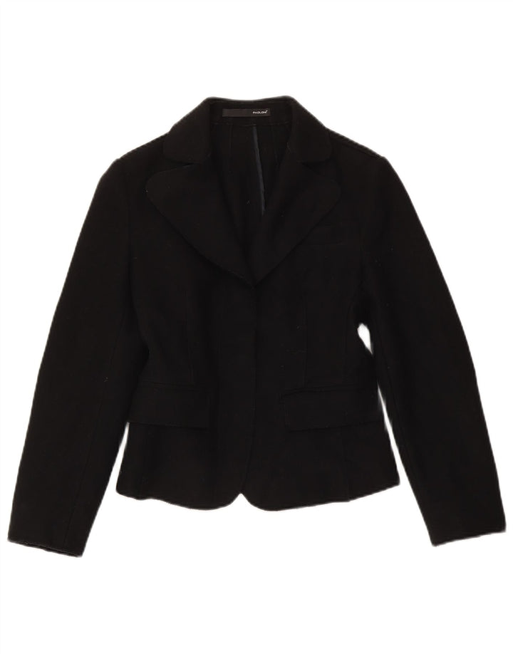 Jaqueta blazer feminina Paoloni IT 42 lã preta média