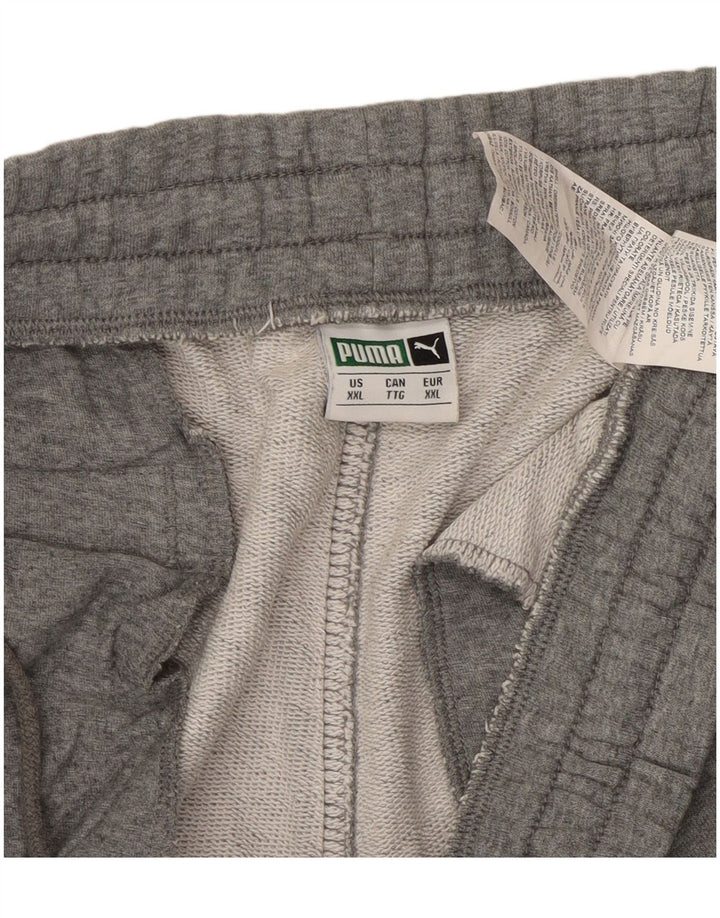 Calça de treino masculina PUMA joggers 2XL algodão cinza