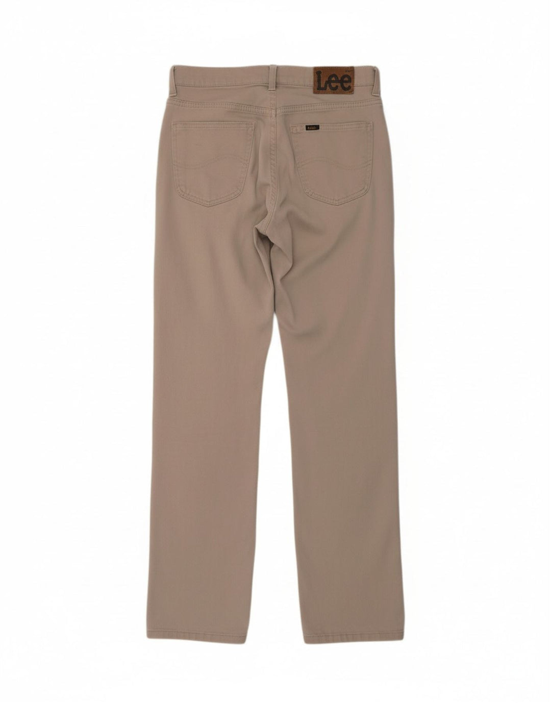 Calça casual reta masculina LEE W30 L32 bege