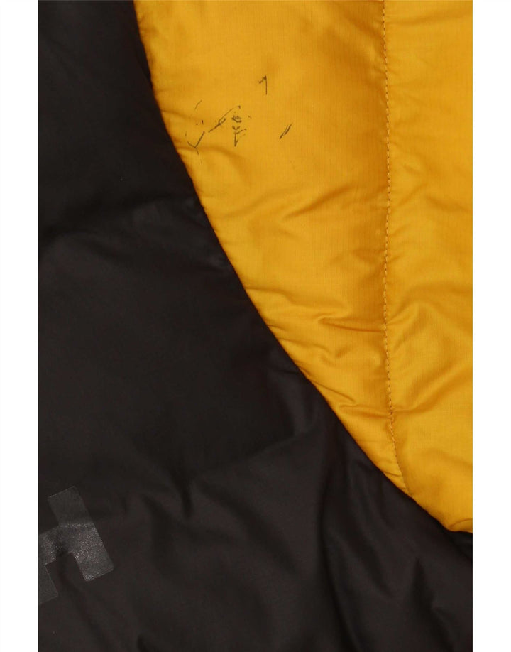 Jaqueta acolchoada com capuz Helly Hansen Boys 13-14 anos amarelo colorblock