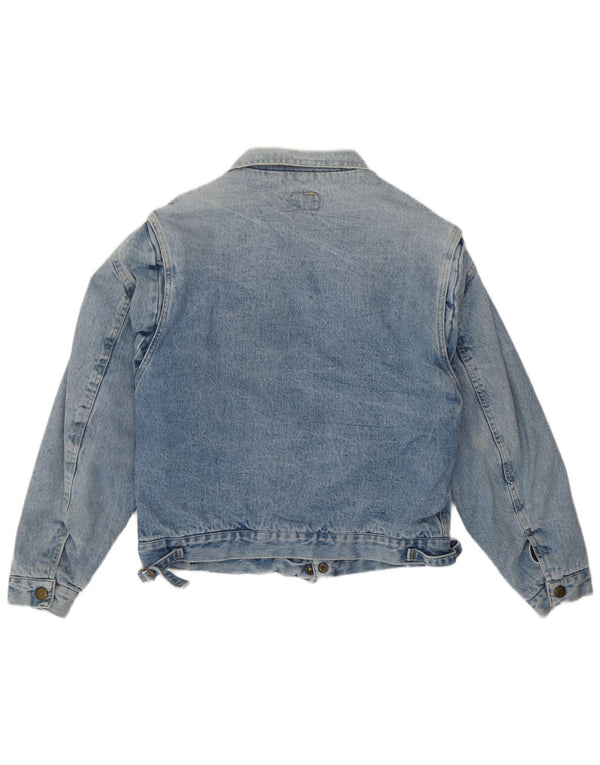 Jaqueta jeans masculina Jean's West Reino Unido 38 azul médio