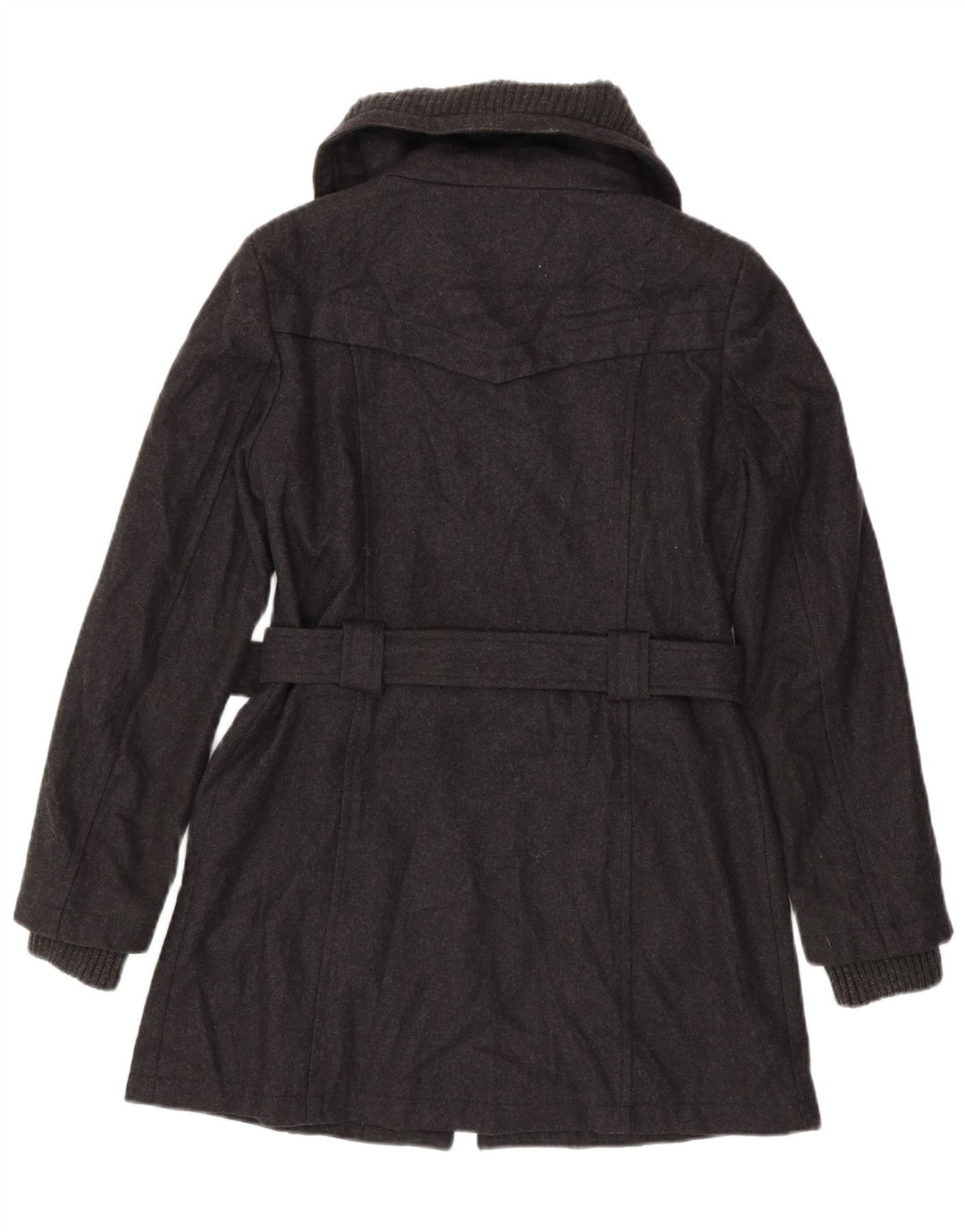 Sobretudo feminino Zara UK 16 grande cinza