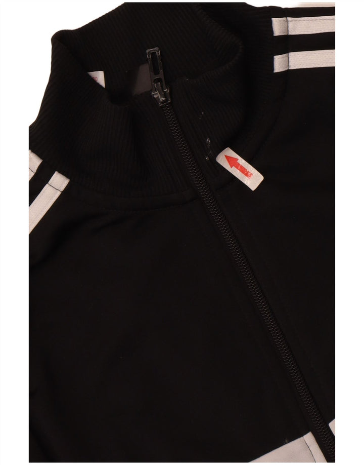 Jaqueta Adidas Meninos Treino Top 13-14 Anos Preto Colorblock Poliéster
