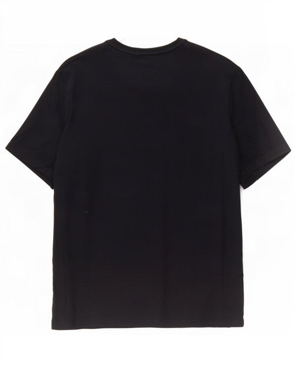 Camiseta masculina Hugo Boss Top XL algodão azul marinho