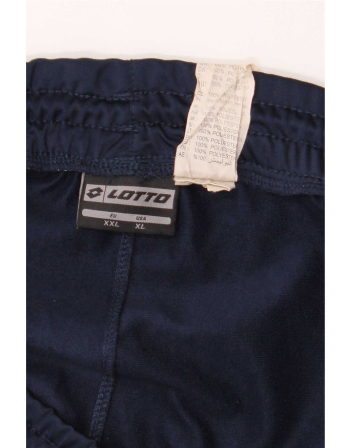 Calça de treino masculina Lotto 2XL poliéster azul marinho