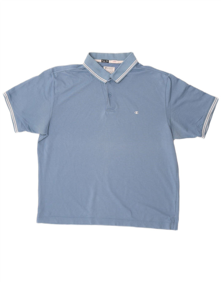 Camisa polo masculina Champion Easy Fit grande azul