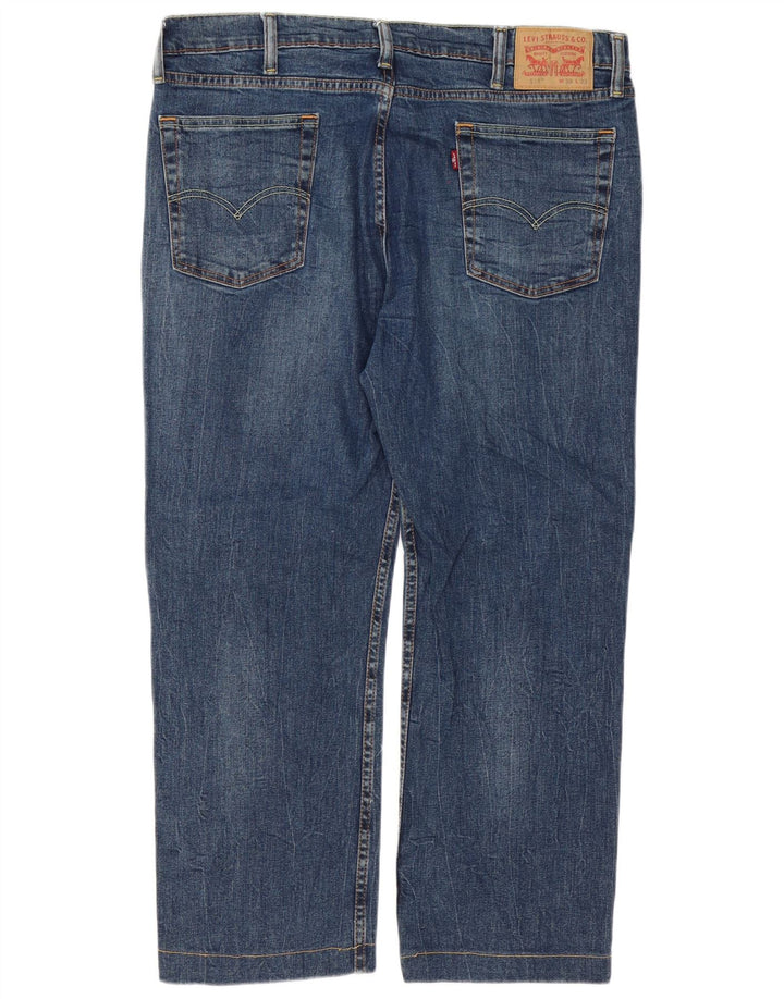 Levi's Masculino 514 Straight Jeans W38 L27 Azul Algodão