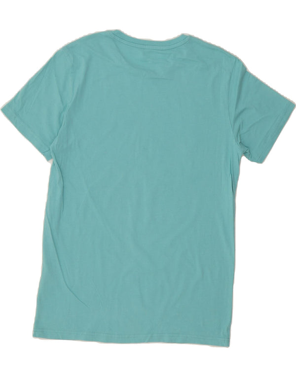 Camiseta masculina JACK & JONES com estampa gráfica de algodão azul médio