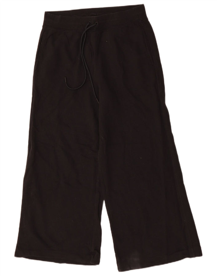 Calça de treino feminina Marks & Spencer com perna larga Reino Unido 12 médio preto