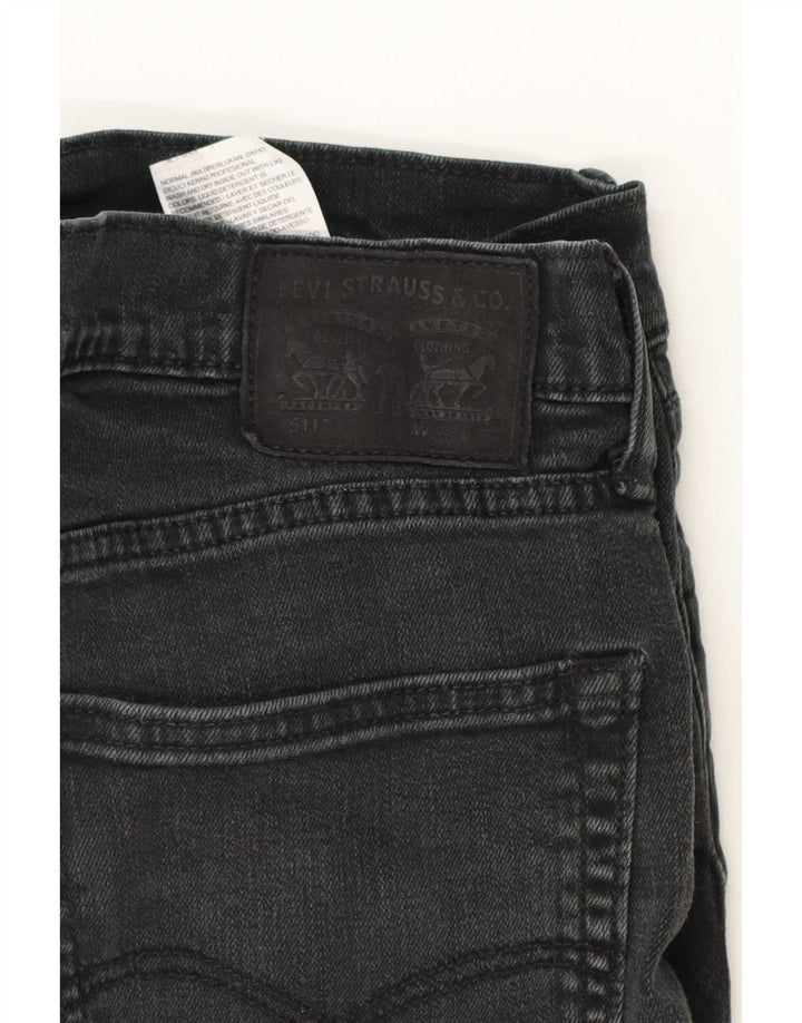 Jeans Levis 511 Slim Masculino W36 L32 Algodão Preto