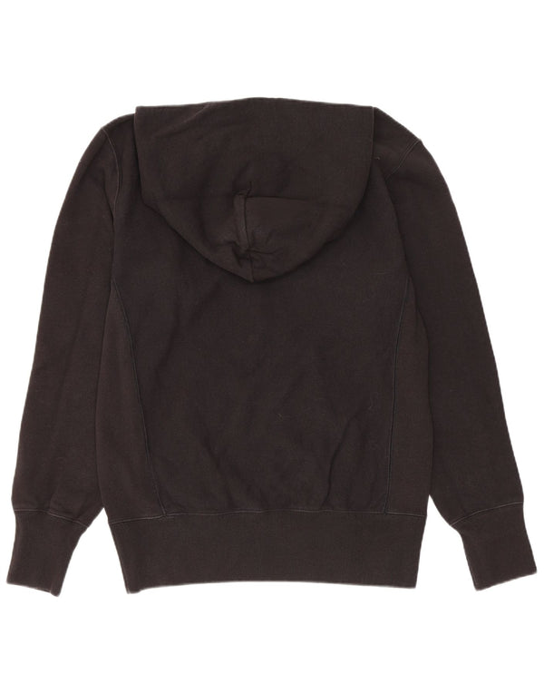 Jumper masculino com capuz gráfico Champion pequeno algodão preto