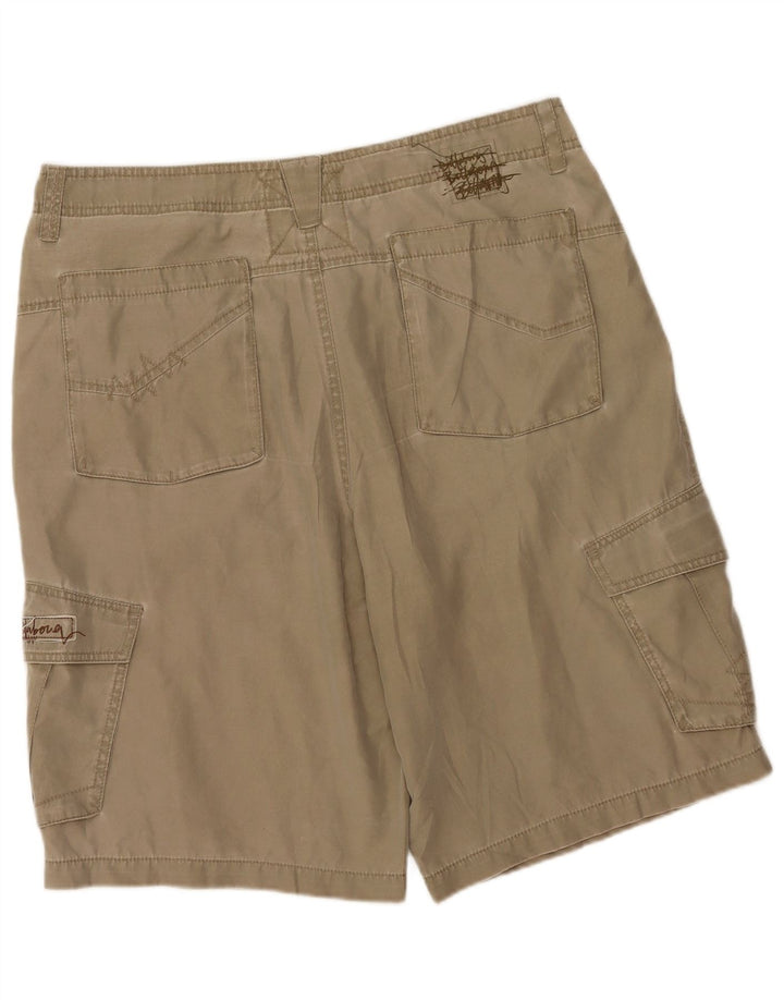 Shorts cargo masculino Billabong W34 grande poliéster cáqui