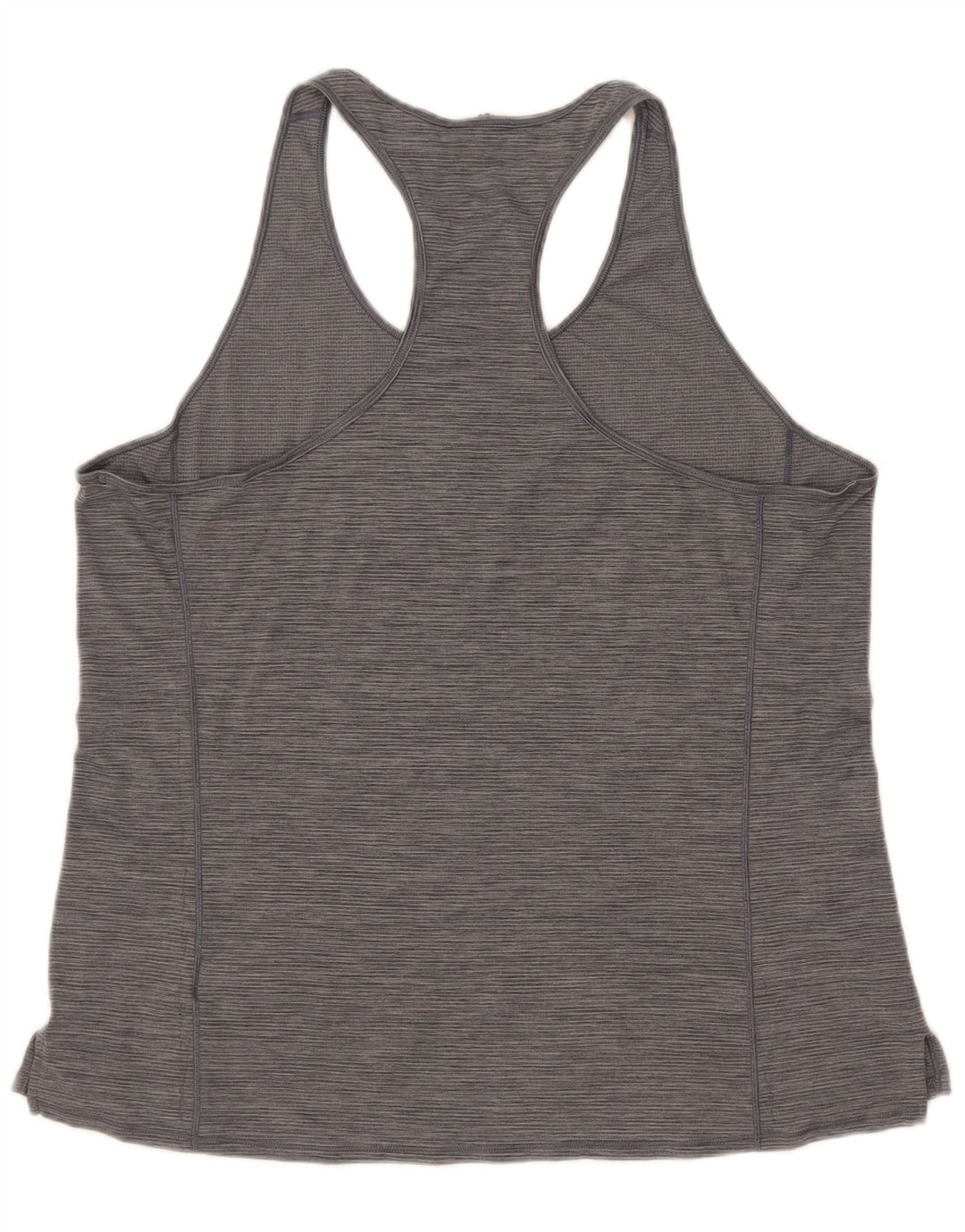 Top colete feminino Patagonia UK 18 XL poliéster manchado cinza