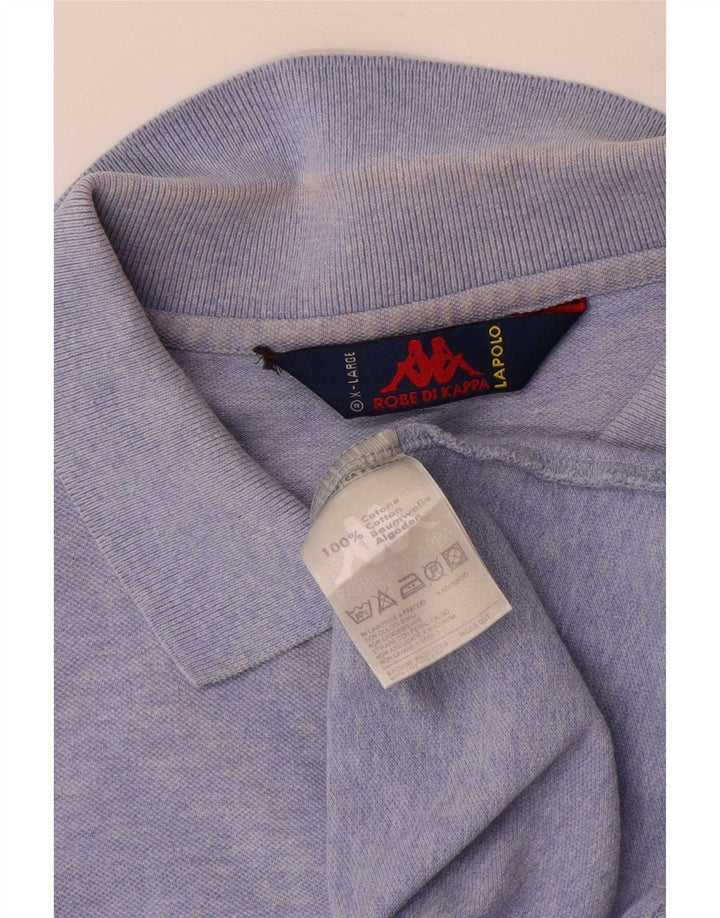 Camisa polo masculina Kappa XL algodão azul