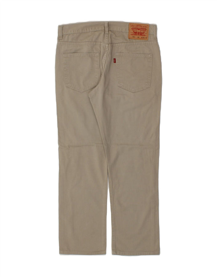 LEVI'S Mens 561 Straight Casual Trousers W32 L27 Beige Cotton Vintage Levi's and Second-Hand Levi's from Messina Hembry 