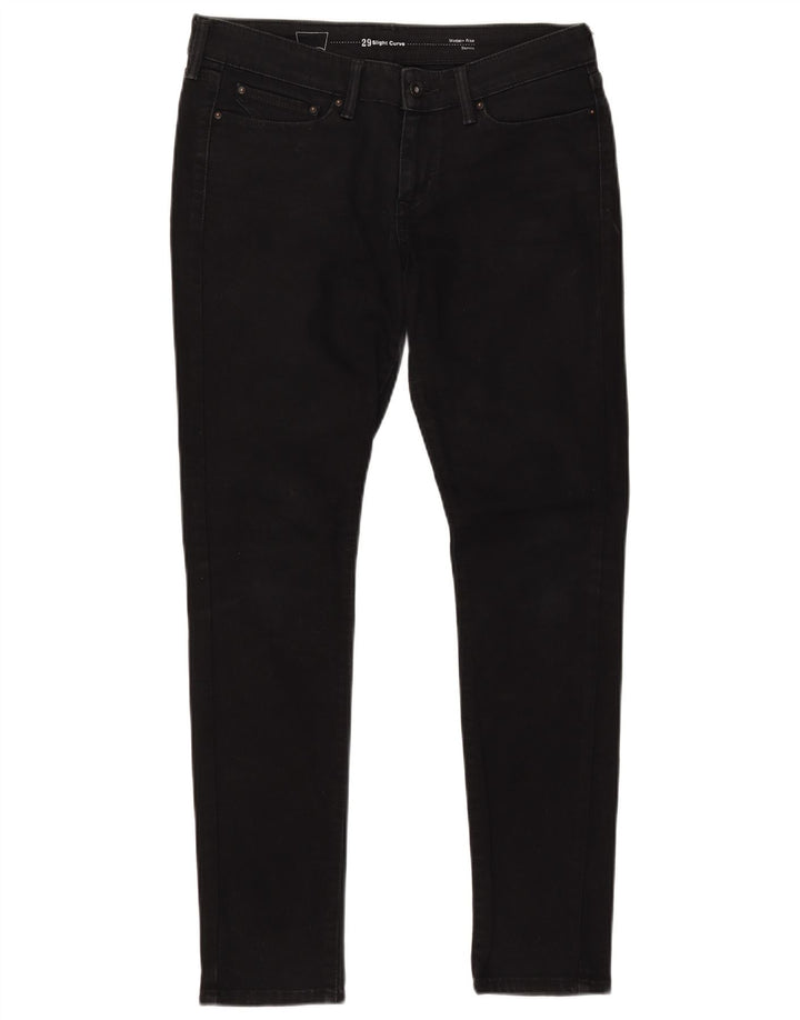 Calça jeans feminina LEVI'S Slight Curve Modern Rise Skinny W29 L32 de algodão preto