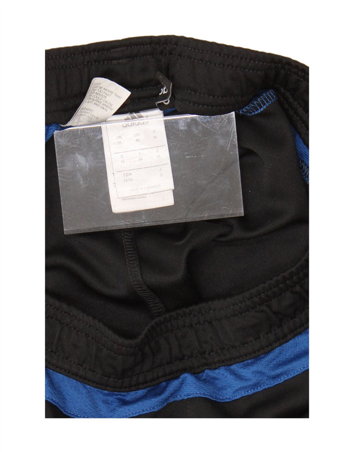 Calças de treino masculinas ADIDAS poliéster preto médio