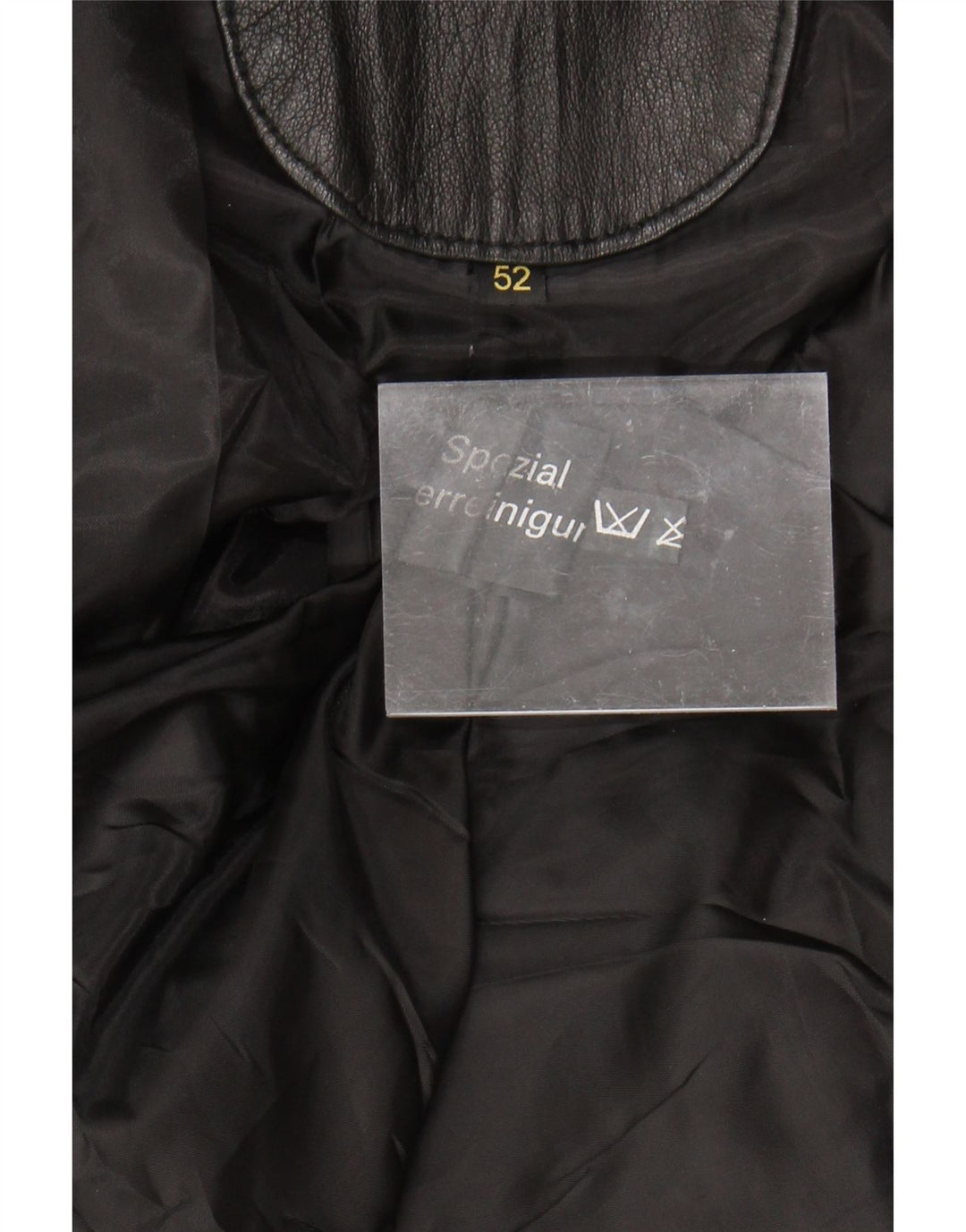 Jaqueta de couro masculina vintage IT 52 XL couro preto