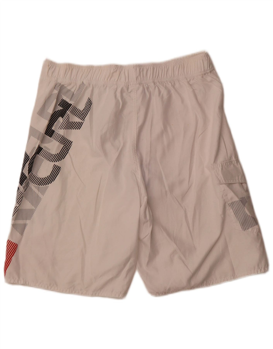 RIP CURL Calção de banho masculino gráfico médio poliéster colorblock branco